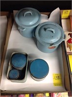 Children's Enamel Boilers and Canister Set
