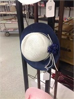 Blue & White Ladies Hat