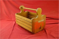 Illinois Fighting Illini Wood Magazine Basket/Rack