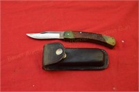 Schrade Pocket Knife with Sheath