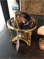 Gold 4 legged miniture globe