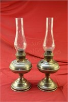 (2) Old Kerosene Lamps