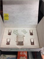 Mosser Glass Jennifer Minitures #11 Juice Set -