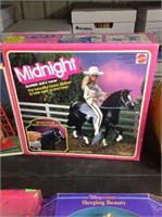 Midnight Barbie Doll Horse