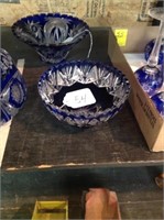 Genuine Hand Crafted Bowl With Blue Accent