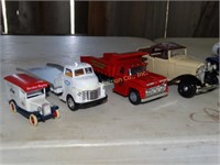 Chevy rollback, Chevy dump truck-Ertl,