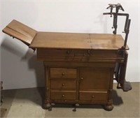 Vintage Wooden Exam Table