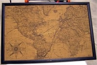 Cork Board Map