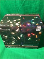 FESTIVE FAIRY LIGHTS 600 BULBS