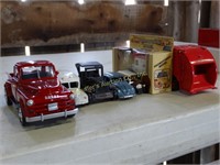 7 Diecast cars & trucks