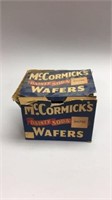 MCCORMICKS WAFERS CARDBOARD BOX 7''X9''