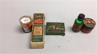 5 VINTAGE BOXES AND TINS