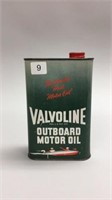VALVOLINE OUTBOARD MOTOR OIL CAN