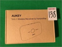 AUKEY 2 IN ONE WIRELESS RECEIVER AND TRANSMITTER
