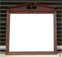 Large Colonial Style Wood Mirror