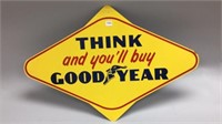 THINK AND YOU WILL BUY GOODYEAR TIN TIRE INSERT