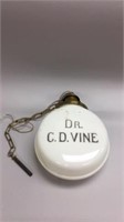 DR. D.G. VINE HANGING LIGHT 16''X12''