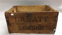 LABATTS LONDON WOOD BEER CASE 11''X24''
