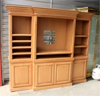 Large Entertainment Center with Shelving
