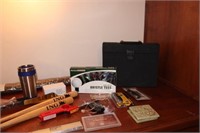 Accordion File Box & Misc Items