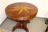 Round table star inlaid 36"
