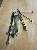 10 Matco metric box end wrenches