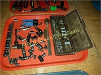 Tray assorted ratchets and sockets