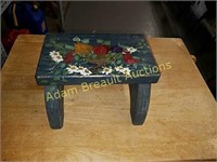 7 x 12 decorative wood footstool