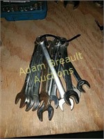 10 assorted box end wrenches
