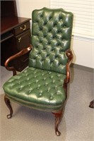 Green Leather ? Office Chair