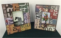 License Plate Picture Frames