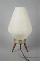 Textured White Table Lamp