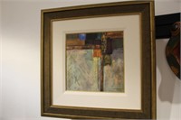 2 Abstract Framed  Pictures