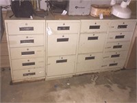 4 - 4 DRAWER FILE CABINETS AND CONTENTS