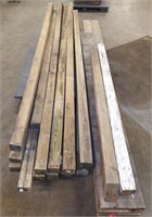 Lot of Used Wood Lumber & Posts