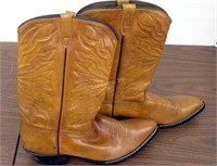Size 12 D Leather Cowboy Boots