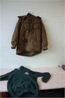 Military Parka Size L & Track Suit Size XL