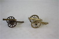 2 Brass Cannons