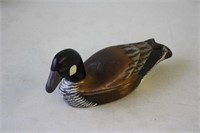 Wooden Duck with Hidden Compartment