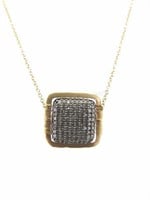 14K/Sterling Dana Kellin Pave Diamond Necklace