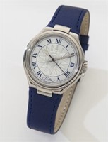 Ritz Paris stainless steel watch with leather
