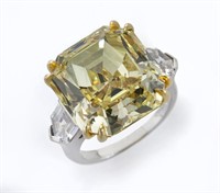 Important 20.11 fancy intense yellow diamond (GIA)