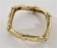 David Webb 18K gold bracelet.
