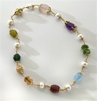 Seaman Schepps Multi-Baroque necklace featuring