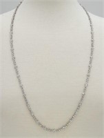 18K gold and diamond necklace