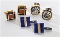 3 Pairs of cufflinks, including: