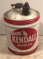 Kendall Dual Action Motor Oil Can