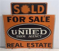 DST United Farm Agency FS/Sold Sign