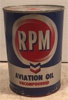 RPM Aviation Oil Can