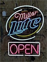 Miller High Life open sign Neon